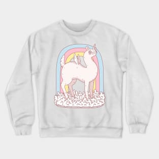 sad unicorn Crewneck Sweatshirt